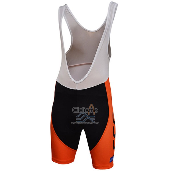 Ccc Ropa Ciclismo Culotte Corto 2017 Mangas Cortas Negro y Naranja